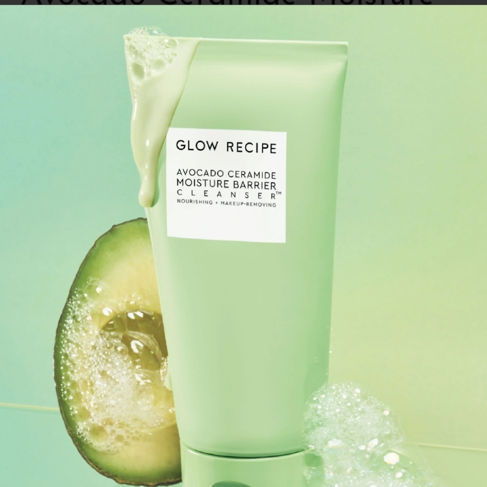 Glow Recipe Avocado Ceramide Moisture Barrier Cleanser, 20ml (Travel Size), New - Picture 2 of 7